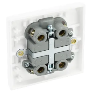 BG 803 50A 2 way White Pull cord switch