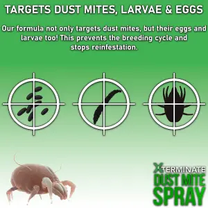 Xterminate Dust Mite Killer Spray Treatment 2L