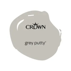 Crown Breatheasy Grey putty Matt Emulsion paint, 40ml