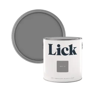 Lick Grey 15 Eggshell Emulsion paint, 2.5L