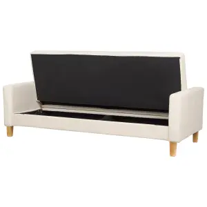 Retro Sofa Bed Off-White VEHKOO