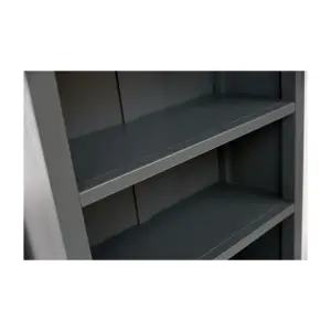 Palazzi Bookcase H127 W69 D25cm - Grey