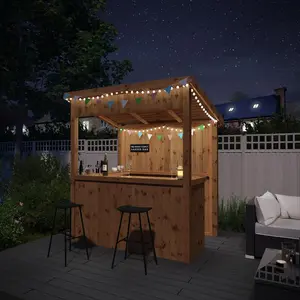 Mercia Painted 6 x 4ft Pressure Treated Garden Bar (Installation Included)