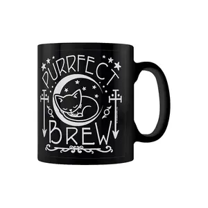 Grindstore Purrfect Brew Mug Black/White (One Size)