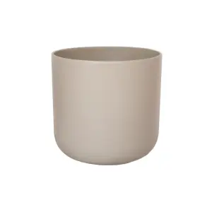 Ivyline Indoor Prague Planter Taupe H24cm D28cm Great value for money