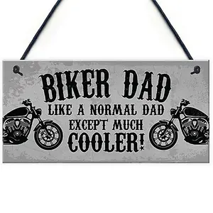 Red Ocean Biker Dad Gifts Funny Man Cave Sign Gift For Motorbike Motorcycle Enthusiast Novelty Gift For Dad