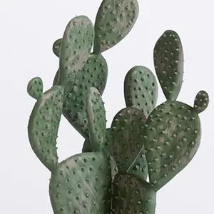 Blooming Artificial - 20cm / 0.75ft Artificial Bunny Ear Cactus