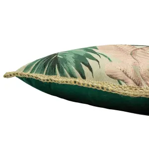 furn. Amazonia Botanical Jacquard Feather Filled Cushion