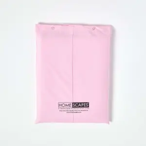 Homescapes Pink Egyptian Cotton Deep Fitted Sheet 200 TC, Single