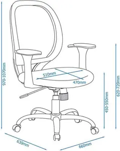 John Lewis ANYDAY Penny Office Chair