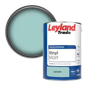 Leyland Trade Vinyl Matt Walls & Ceilings Emulsion Paint (2020-B50G) 5L