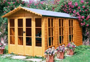 Shire Kensington 13x7 ft Apex Wooden Summer house