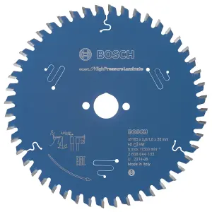 Bosch Professional Circular Saw Blade for High Pressure Laminate - 165 x 20 x 2.6 mm, 48 Teeth