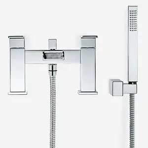 Nes Home Ozone Waterfall Tap Set Basin Mono & Bath Shower Mixer