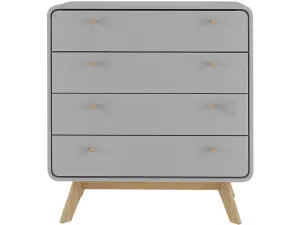 Loft24 Cassie Chest with 4 Drawers Grey