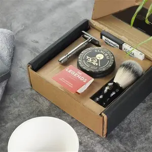 Classic Razor And Brush Shaving Starter Kit