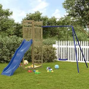 Berkfield Outdoor Playset Impregnated Wood Pine