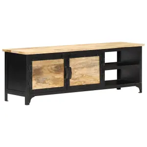 Berkfield TV Cabinet 120x30x40 cm Solid Mango Wood