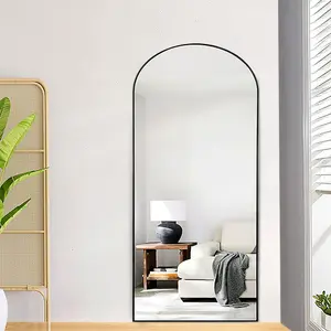 Optim Noir Large Arch Mirror Black - 180x80cm