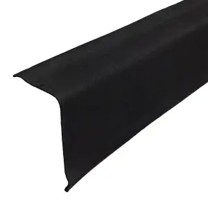 Black Universal CorruGuard Roofing Verge - Corrugated Roofing Side Flashing - Verge Cap For Corrugated Bitumen Roofing Sheets