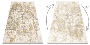 Modern carpet DUKE 51546 beige / gold - Vintage, structured, very soft 200x290 cm