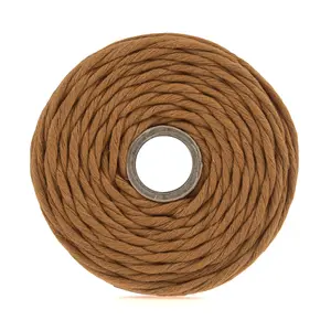 Trim: Macramé Cord: Cotton: 87m x 4mm: 0.5kg: Ochre