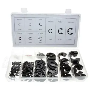 New 300pc E Clip Circlip Cir External Retaining Snap On Ring Assortment Bit Kit