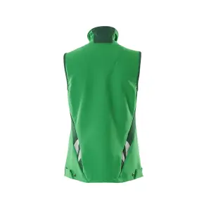 Mascot Accelerate Ladies Ultimate Stretch Light Gilet Jacket (Grass Green/Green)  (X Large)