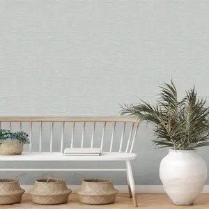 Fine Decor Miya Grasscloth Grey Wallpaper ModernFine Decor Miya Grasscloth Grey Wallpaper Modern Contemporary Textured Vinyl