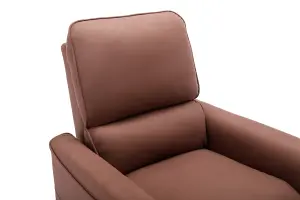 Clifton Electric Fabric Single Motor Rise Recliner Lift Mobility Tilt Chair (Brown)