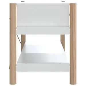 Berkfield TV Cabinet White 82x38x45 cm Engineered Wood