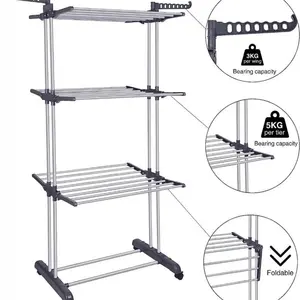 Foldable Freestanding Drying Rack