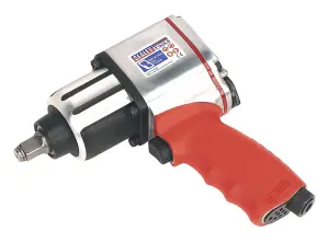 Sealey Air Impact Wrench 1/2"Sq Drive - Twin Hammer GSA02