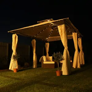 Gazebo LED Lights 3m x 4m - Black