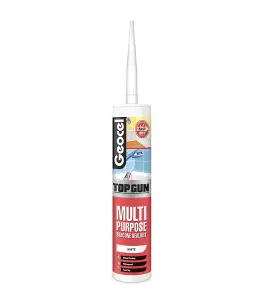 Geocel Top Gun Multi Purpose C3 Silicone 310ml Cartridge - Brown