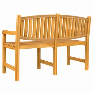 Berkfield Garden Bench 149.5x60x90 cm Solid Teak Wood