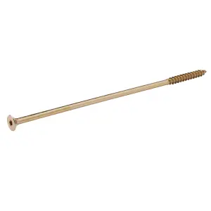 Diall Torx Yellow-passivated Steel Screw (Dia)10mm (L)300mm