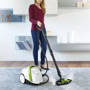 Polti Vaporetto Smart110 Eco Steam Cleaner, Unlimited Autonomy, High Pressure boiler 4 Bar, Eco Function, 10 Accessories