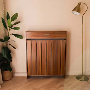 Classic Wooden Radiator Cover With Storage Draw - Small