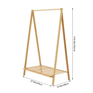 Folding Plant Stand Outdoor Garden Display Shelf with 3 Tools