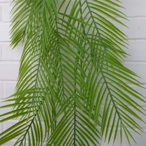 Pack of 12 x 120cm Artificial Hanging Palm Leaves Plant