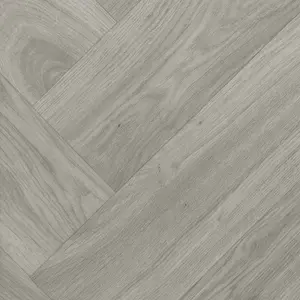 Grey B18594594 Contract Wood Effect Commercial Vinyl Flooring For Office, Shop, Waterproof Lino Flooring-6m(19'8") X 3m(9'9")-18m²