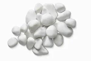 Aurora Bulk Bag 850 kg - 20-40 mm White Round Premium Pebbles - L10 x W10 x H8 cm