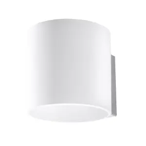 Vici Glass White 1 Light Classic Wall Light