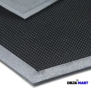 Durable 60cm x 40cm Anti Fatigue Rubber Mat  Heavy Duty Comfort for Commercial & Industrial Spaces