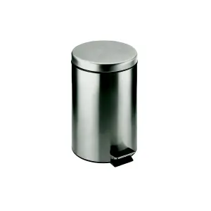 Cosmic Waste Bin Glossy Stainless Steel Architect (3L)