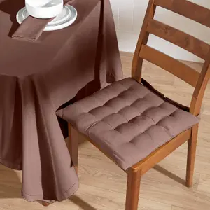 Homescapes Chocolate Brown Tablecloth 178 x 300 cm