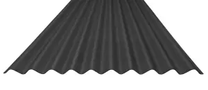 Bitumen Corrugated Sheets Black 1m x 837mm x 2.2mm