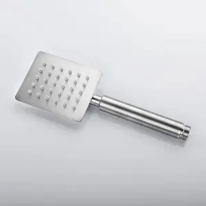 Square Chrome Finish Handset Shower Handset For Bath Mixer Tap Square