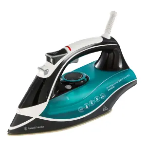 Russell Hobbs Supreme Steam Traditional Iron 23260, 2600 W - Teal/Black